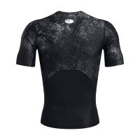 T-shirt Under Armour Iso-Chill noir et blanc