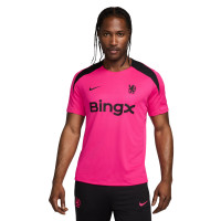 Nike Chelsea Strike Maillot d'Entraînement 2024-2025 Rose Noir