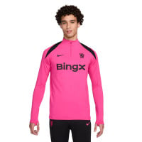 Nike Chelsea Strike Survêtement 1/4-Zip 2024-2025 Rose Noir