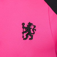 Nike Chelsea Strike Haut d'Entraînement 1/4-Zip 2024-2025 Rose Noir