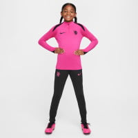 Nike Chelsea Strike Haut d'Entraînement 1/4-Zip 2024-2025 Enfants Rose Noir