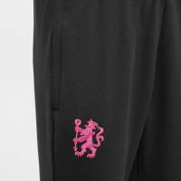 Nike Chelsea Strike Trainingspak 1/4-Zip 2024-2025 Kids Roze Zwart