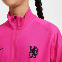 Nike Chelsea Strike Survêtement à Capuche Full-Zip 2024-2025 Enfants Rose Noir