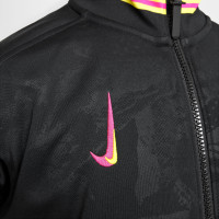 Nike Chelsea Anthem Trainingsjack 2024-2025 Kids Zwart Geel Roze