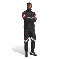 adidas Manchester United Originals Track Pantalon d'Entraînement 2024-2025 Noir Blanc Rouge