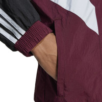 adidas Ajax Originals Veste d'Entraînement 2024-2025 Bordeaux Blanc Noir