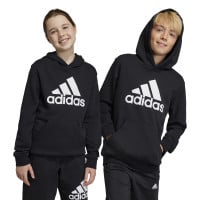 adidas Essentials Big Logo Sweat à Capuche Enfants Noir Blanc