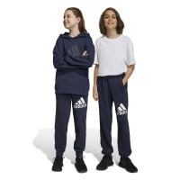 adidas Essentials Big Logo Joggingbroek Kids Donkerblauw Wit