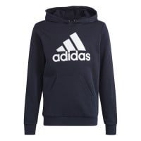 adidas Essentials Big Logo Survêtement à Capuche Jogging Enfants Bleu Foncé Blanc