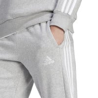 adidas Essentials Fleece Survêtement de Jogging à Capuche Gris Blanc