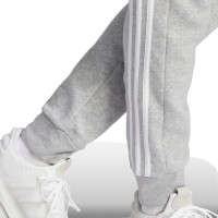 adidas Essentials Fleece Pantalon de Jogging Gris Clair Blanc