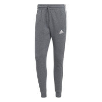 adidas Essentials Fleece Hoodie Joggingpak Donkergrijs Wit