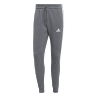 adidas Essentials Fleece Joggingbroek Donkergrijs Wit