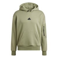 adidas City Escape Fleece Sweat à Capuche Vert Olive Noir