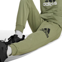 adidas Essentials Big Logo Survêtement à Capuche Jogging Enfants Vert Olive Noir Blanc