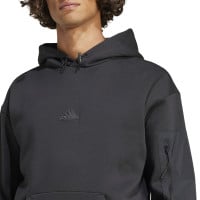 adidas City Escape Fleece Sweat à Capuche Noir