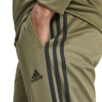 adidas Sportswear 3-Stripes Survêtement Full-Zip Vert Olive Noir