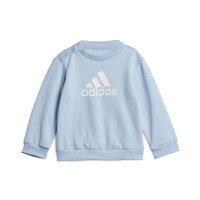 adidas Badge of Sport Joggingpak Baby / Peuters Lichtblauw Zwart Wit