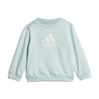 adidas Badge of Sport Survêtement Jogging Bébé / Tout-Petits Bleu Clair Bleu Foncé Blanc