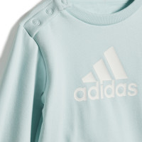 adidas Badge of Sport Survêtement Jogging Bébé / Tout-Petits Bleu Clair Bleu Foncé Blanc