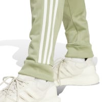 adidas Basic 3-Stripes Tricot Survêtement Full-Zip Vert Olive Blanc