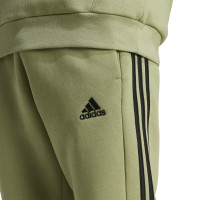 adidas Essentials Fleece Pantalon de Jogging Vert Olive Noir