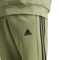 adidas Essentials Fleece Survêtement de Jogging à Capuche Vert Olive Noir