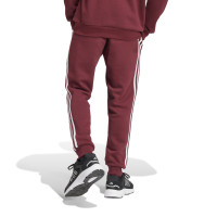 adidas Essentials Fleece Pantalon de Jogging Bordeaux Blanc