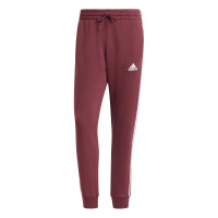 adidas Essentials Fleece Pantalon de Jogging Bordeaux Blanc