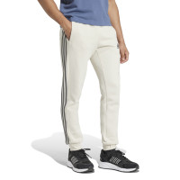 adidas Essentials Fleece Joggingbroek Wit Donkergrijs