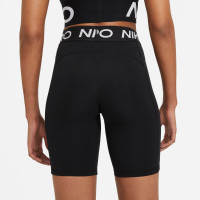 Nike Pro 365 Short 8-Inch Dames Zwart Wit