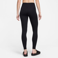 Nike One Sportlegging Dames Zwart Wit