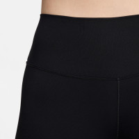 Nike One Sportlegging Dames Zwart Wit