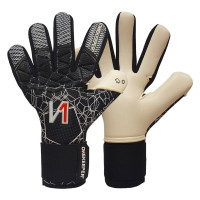 OneKeeper C-Tec Gants de Gardien de But Noir Blanc Rouge