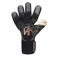 OneKeeper C-Tec Gants de Gardien de But Noir Blanc Rouge