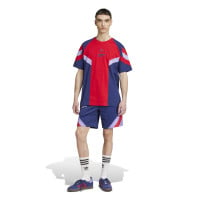 adidas Arsenal Originals Short 2024-2025 Bleu Foncé Rouge Mauve