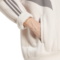 adidas Real Madrid Originals Hooded Trainingspak 2024-2025 Beige Donkergrijs Bruin