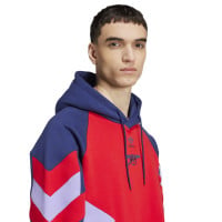 adidas Arsenal Originals Sweat à Capuche 2024-2025 Bleu Foncé Rouge Mauve Clair