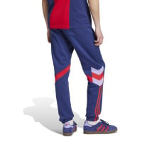 adidas Arsenal Originals Pantalon d'Entraînement 2024-2025 Bleu Foncé Rouge