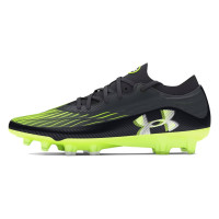 Under Armour Magnetico Elite 4.0 Gras Voetbalschoenen (FG) Zwart Groen