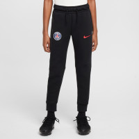 Nike Paris Saint-Germain Tech Fleece Survêtement 2024-2025 Enfants Noir Anthracite Rouge