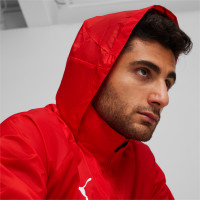 PUMA teamGOAL All Weather Veste Rouge Blanc