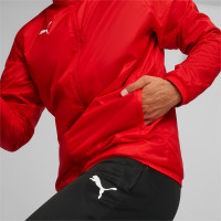 PUMA teamGOAL All Weather Veste Rouge Blanc