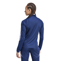 adidas Tiro 24 Survêtement 1/4-Zip Femmes Bleu Foncé Blanc