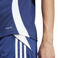 adidas Tiro 24 Maillot d'Entraînement Femmes Bleu Foncé Blanc