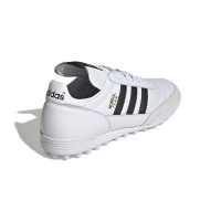 Chaussures de football Adidas Mundial Team Turf (TF) blanches, noires et dorées