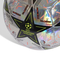 Ballon de football adidas UEFA Champions League Training Foil, taille 5, argent, noir, jaune