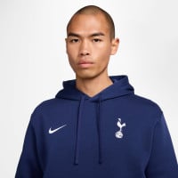 Nike Tottenham Hotspur Club Hoodie 2024-2025 Donkerblauw Wit