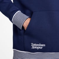 Nike Tottenham Hotspur Club Survêtement Sweat à Capuche 2024-2025 Bleu Foncé Blanc