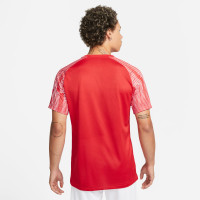 Chemise d'entraînement Nike Dri-Fit Academy, rouge et blanc